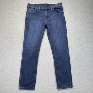 Mott & Bow Wooster Jeans Mens 35x32 Blue Slim Straight Casual Denim